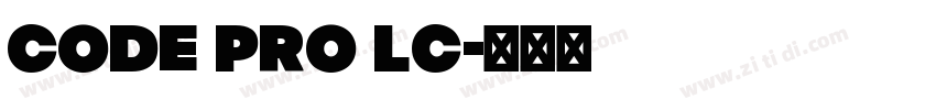 Code Pro LC字体转换